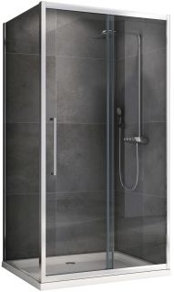 Душевой уголок ABBER Schwarzer Diamant AG30100H-S70 100x70см хром